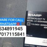 Sharp tv (LC-32SA4500X) Stuck on logo problem Software download